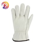 Long Sheepskin Leather Gloves Factory - Durable Heat Resistant BBQ Farm Gardening