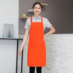 Cooking Kitchen Aprons Manufacturer - Custom Printing Men Women Black Adjustable for Cleaning