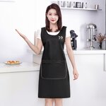 Waterproof Chef Apron Factory - Solid Color Polyester Anti-Wear Anti-Oil Stain Household Dining
