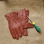 Goatskin Leather Work Gloves Manufacturer - Cheap Driving Construction Industrial Cowhide Mining Safety