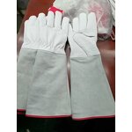 Fashion Cowhide Leather Gloves Supplier - Wholesale Women Pattern Brown Driver Camping Gardening Work