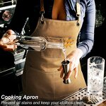 Kitchen Apron Supplier - Custom Logo Stain-Resistant Cotton Canvas Fabric Salon Use