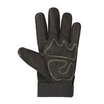 PU Leather Half Finger Gloves Factory - Men Women Black Outdoor Gym Driving Riding