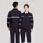 Industrial Workwear Supplier - High Quality Long Sleeve Breathable Work Uniform Custom Logo Factory Shirt