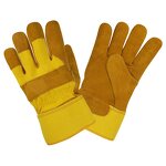 Cow Leather Work Gloves Manufacturer - Full Grain + Split Leather Factory Outlet Handling Driver Construction