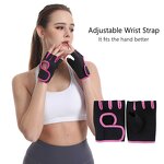 Sports Workout Gloves Supplier - Wholesale OEM Logo Breathable Anti-slip Adjustable Wrist Half Finger