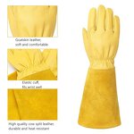 Gardening Driving Safety Gloves Manufacturer - Wholesale with Stretchable Wrist Sheepskin Leather Work Protective