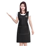 Waterproof Chef Apron Factory - Solid Color Polyester Anti-Wear Anti-Oil Stain Household Dining