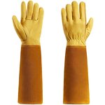 Fashion Cowhide Leather Gloves Supplier - Wholesale Women Pattern Brown Driver Camping Gardening Work