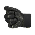 PU Leather Half Finger Gloves Factory - Men Women Black Outdoor Gym Driving Riding