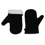 Welder Gloves Supplier - Blue & Gold Split Leather with Inside Lining