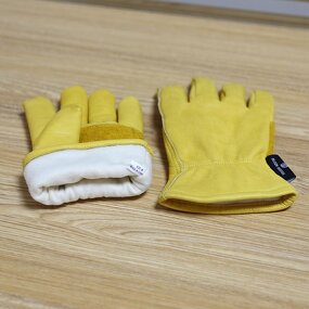 Warm Winter Gloves Factory - Split Deerskin Leather Coldproof Thermal for Women Men