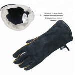 Microwave Oven Gloves Factory - Soft Cotton Heat Insulation Smoker Grill Gloves