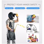 Red Welding Gloves Manufacturer - Winter Cow Split Leather Safety Working Glove BBQ Cheap Price