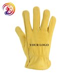 Cow Leather Work Gloves Manufacturer - Full Grain + Split Leather Factory Outlet Handling Driver Construction