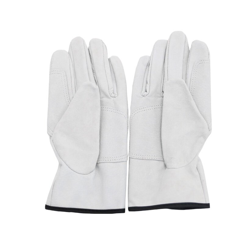 Long Sleeve Pigskin Gloves Factory - Free Sample Hand Protective Barbecue Gardening Work Safety