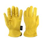 Cow Leather Work Gloves Manufacturer - Full Grain + Split Leather Factory Outlet Handling Driver Construction