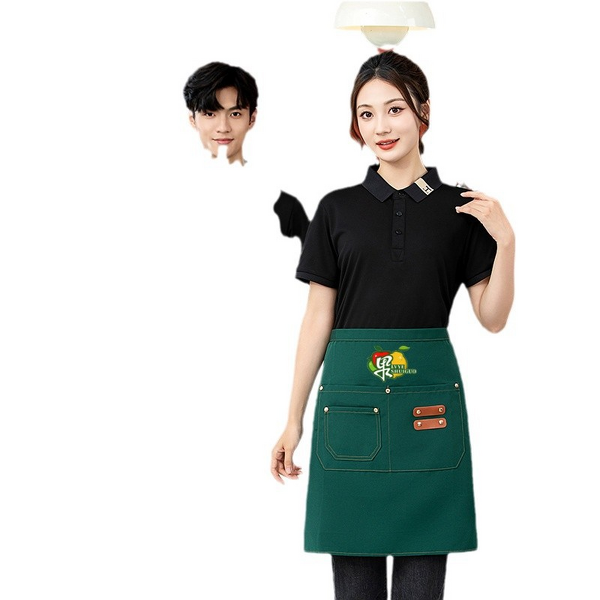 Hot Pot Kitchen Apron Manufacturer - Quick-Dry Catering for Milk Tea Shops Restaurants Waiter Workwear