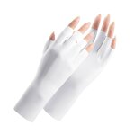 Women Cycling Gloves Factory - Customized Logo Half Fingerless Uv-Protective for Gel Nails