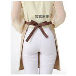 Half Waist Aprons Manufacturer - Customized Logo Cotton Canvas Cooking Server Waiter Waitress with Pocket