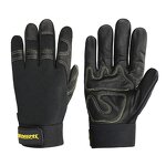 PU Leather Half Finger Gloves Factory - Men Women Black Outdoor Gym Driving Riding