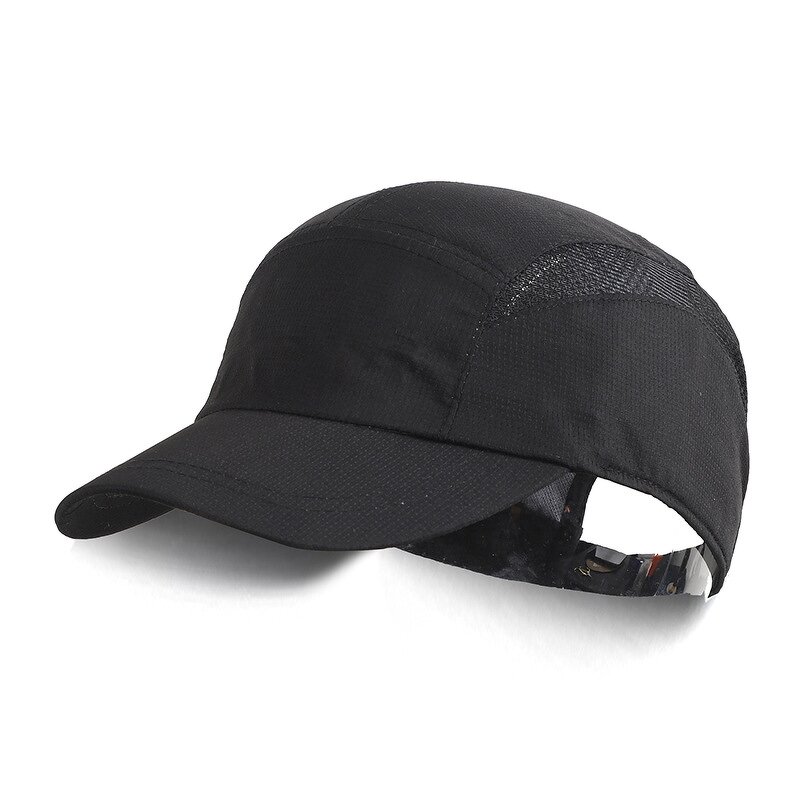 Dry Fit Net Hats Factory - Custom Printing Logo Breathable Polyester Unstructured 5 Panel Athletic