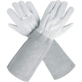 Fashion Cowhide Leather Gloves Supplier - Wholesale Women Pattern Brown Driver Camping Gardening Work