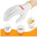 White Cotton Gloves Manufacturer - Safety Work Customized