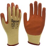 Best Selling Gloves Supplier - 10 Gauge Cotton Latex Coating