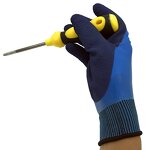 Best Price Gloves Supplier - Latex Sandy Double Dip Waterproof