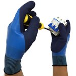 Best Price Gloves Supplier - Latex Sandy Double Dip Waterproof