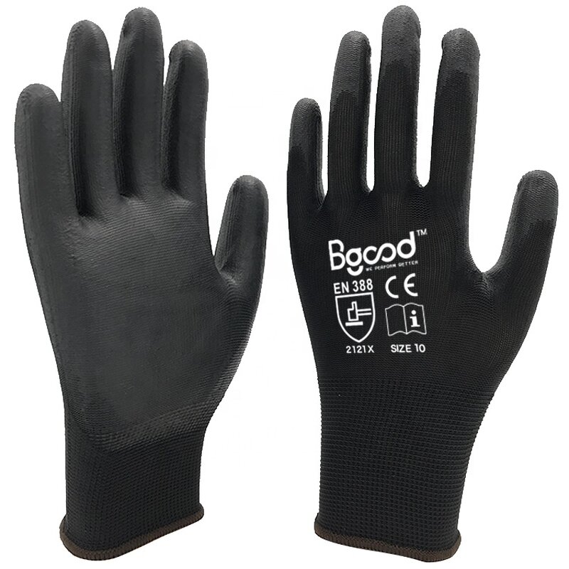 13G Polyester Gloves Supplier - Wholesale PU Palm Coated