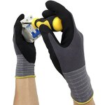 Factory Price Gloves Manufacturer - 15G Nylon Spandx Sandy