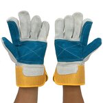 Cow Split Leather Gloves Supplier - 10.5 Safety Work Heavy