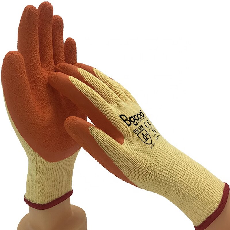 Best Selling Gloves Supplier - 10 Gauge Cotton Latex Coating