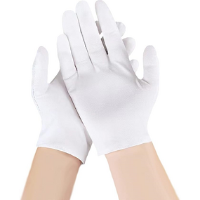 Cotton-knitted Gloves Manufacturer - Eco White for Jewelry