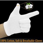 Cotton-knitted Gloves Manufacturer - Eco White for Jewelry