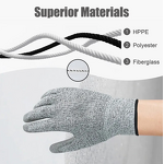 Anticut PU Gloves Supplier - Level 5 Construction Grey