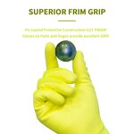 High Visibility Gloves Supplier - 15Gauge PU Level 5