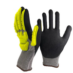 Heavy Duty TPR Gloves Supplier - Men's HPPE Anti Cutting