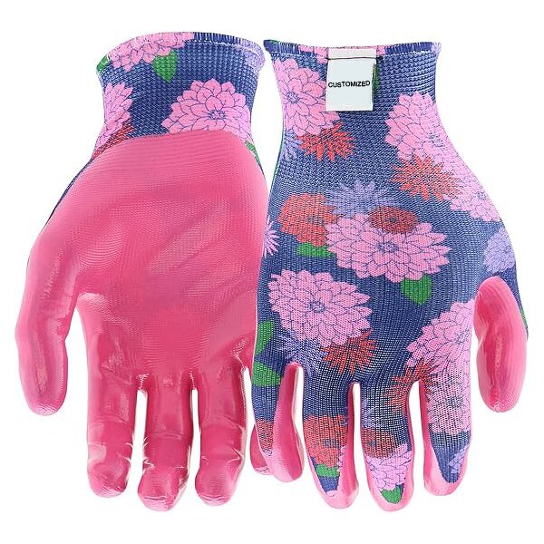 Pink Garden Gloves Manufacturer - Women 13 Gauge Polyester