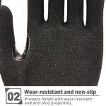Reinforcement Thumb Gloves Supplier - Sandy Nitrile Level