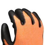 HPPE Cut Resistant Gloves Manufacturer - Orange Shell Level