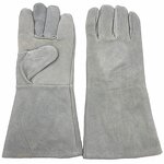 16 Inch BBQ Gloves Manufacturer - Premium Leather Cotton