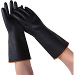 Waterproof Kitchen Gloves Supplier - Household Full Black
