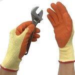 Best Selling Gloves Supplier - 10 Gauge Cotton Latex Coating