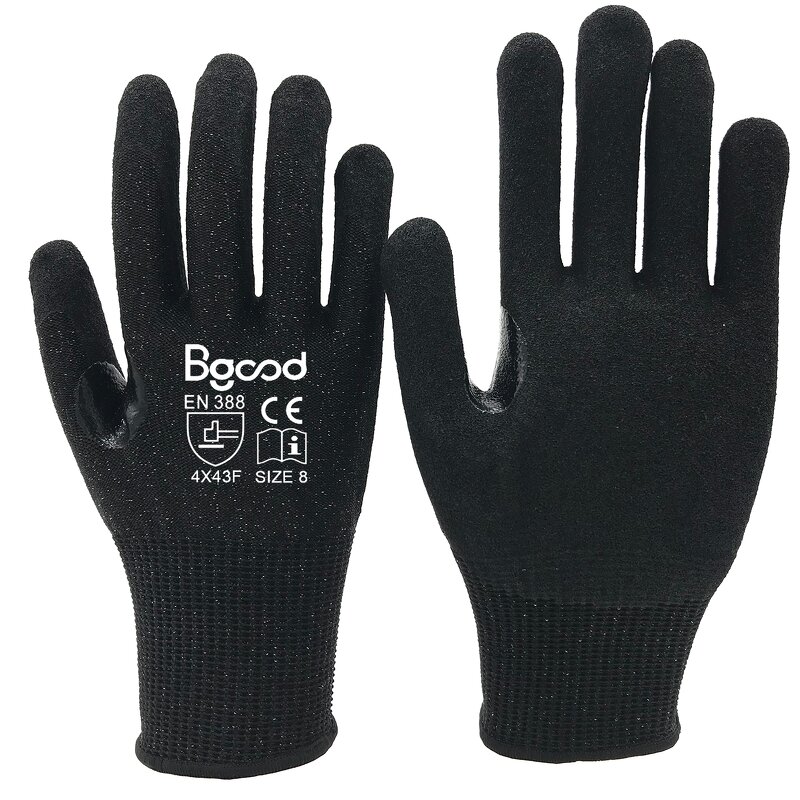 Reinforcement Thumb Gloves Supplier - Sandy Nitrile Level