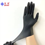 Disposable Nitrile Gloves Manufacturer - 100% Black 9 Inches