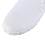 Lightweight Work Shoes Manufacturer - White Canvas PVC ESD