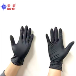 Disposable Nitrile Gloves Manufacturer - 100% Black 9 Inches